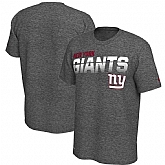 New York Giants Nike Sideline Line of Scrimmage Legend Performance T-Shirt Heathered Gray,baseball caps,new era cap wholesale,wholesale hats